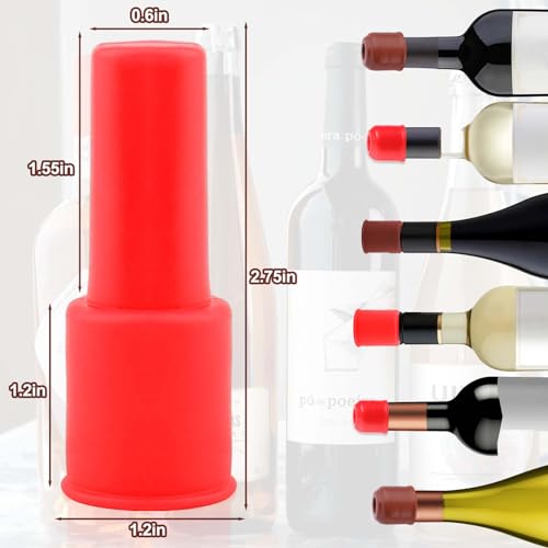 New Silicone Wine Stopper Multi-Color Pack