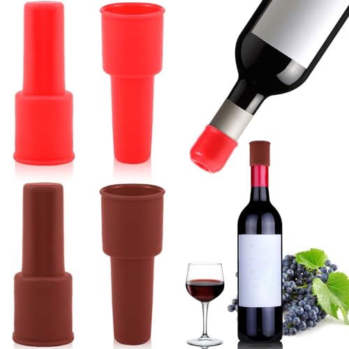 New Silicone Wine Stopper Multi-Color Pack