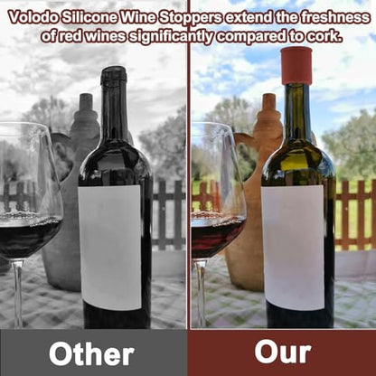 New Silicone Wine Stopper Multi-Color Pack